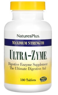 Natures Plus Ισχυρή Φόρμουλα Πρωτεολυτικών & άλλων Πεπτικών Ενζύμων Ultra Zyme 90 tabs