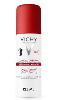 Vichy Clinical Control 96h Αποσμητικό Σπρέι 125ml | Έως 96 Ώρες Προστασία από Εφίδρωση & Κακοσμία