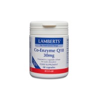 Lamberts Co-Enzyme Q10 30mg Συμπλήρωμα για Ενίσχυση της Καρδιάς & του Ανοσοποητικού 60 Κάψουλες