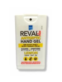 Intermed Reval Antiseptic Hand Lemon Αντισηπτικό Gel Χεριών Με Άρωμα Λεμόνι 15ml