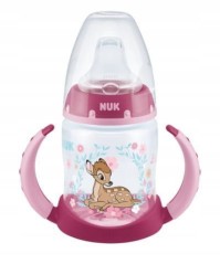 Nuk First Choice Learner Bottle Disney Bambi (10.743.930) Μπιμπερό Εκπαίδευσης με Δύο Λαβές & Μαλακό Ρύγχος Σιλικόνης 6-18m,150ml
