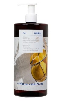 Korres Shower Gel Κίτρο & Περγαμόντο με Αντλία 1000ml