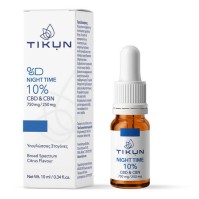 Tikun Night Time CBD 750mg & CBN 250mg Έλαιο Κάνναβης σε Σταγόνες με Γεύση Citrus 10ml