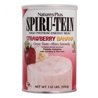 Natures Plus Spiru-Tein Strawberry/Banana Πρωτεϊνούχο Πολυβιταμινούχο Shake με Γεύση Φράουλα/Μπανάνα 510gr