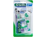 GUM Travel Kit Brush (156), Σετ Ταξιδιού με Οδοντόβουρτσα, Οδοντόκρεμα 12.5ml και Οδοντικό Νήμα 10m