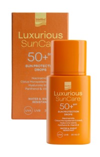 Intermed Luxurious Sun Protection Drops SPF50 Λεπτόρευστο αντηλιακό γαλάκτωμα 30ml