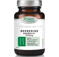 Power Health Platinum Range Berberine 500mg BERBEVIS® Βερβερίνη 30caps