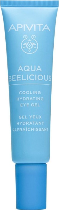 Apivita Aqua Beelicious Δροσιστικό Gel Ενυδάτωσης για τα Μάτια με Λουλούδια & Μέλι, 15ml
