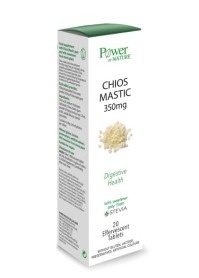 Power Health Μαστίχα Χίου Stevia 350mg Συμπλήρωμα Για Το Πεπτικό 20 Αναβράζοντα Δισκία