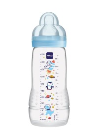 Mam Μπιμπερό Easy Active™ Baby Bottle 361SB με Θηλή Σιλικόνης για 4+ μηνών Μπλε Πλαστικό, 330ml