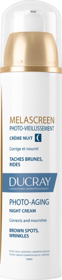 Ducray Melascreen Creme Nuit Διορθωτική Κρέμα Νύχτας ενάντια στα Σημάδια Φωτογήρανσης & στις Δυσχρωμίες, 50ml