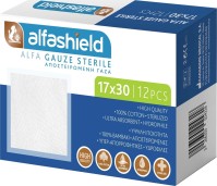 Karabinis Medical Alfashield Αποστειρωμένες Γάζες 17x30cm 12τμχ