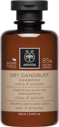 Apivita Dry Dandruff Shampoo, Σαμπουάν Κατά Της Ξηροδερμίας Με Σέλερι & Πρόπολη, 250ml