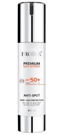 Froika Premium Sun Screen SPF50+ Anti-Spot Αντιηλιακή Κρέμα Προσώπου κατά των Πανάδων, 50ml