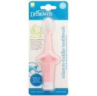 Dr. Browns Training Toothbrush Super Soft  Εκπαιδευτική Οδοντόβουρτσα Ελεφαντάκι Ροζ (HG013) Για βρέφη & παιδιά απο 0-3 ετών 1 τεμάχιο