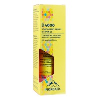 Nordaid D 4000iu Oral Vitamin Spray Υπογλώσσιο σπρεΐ, 4000 IU βιταμίνη D 30ml