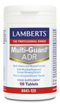 Lamberts Multi-Guard ADR Συμπλήρωμα Διατροφής για την Αντιμετώπιση της Ψυχολογικής και Σωματικής Κόπωσης 120tabs