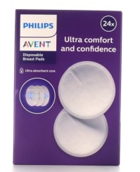 Avent Επιθέματα Στήθους Μίας Χρήσης, 24 τεμάχια