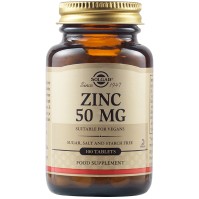 Solgar Zinc Gluconate 50mg 100 Ταμπλέτες