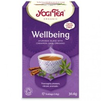 Yogi Tea Wellbeing Βιολογικό Τσάι για Xαλάρωση & Eυεξία 17 Φακελάκια 30.6g