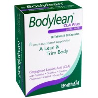 Health Aid Bodylean CLA Plus Συμπλήρωμα Διατροφής για την Ρύθμιση του Βάρους 30 Κάψουλες + 30 Ταμπλέτες