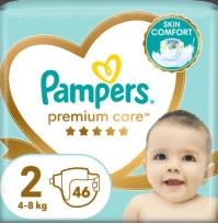 Pampers Premium Care Μέγεθος 2 [4-8 kg] 46 Πάνες