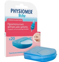 Physiomer Baby Φίλτρα Ρινικού Αποφρακτήρα, 20 τμχ