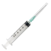 Pic Αποστειρωμένη Σύριγγα μιας Χρήσεως 5ml με βελόνα 21G (Πράσινη) 1τμχ