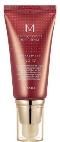 Missha M perfect Covering BB Cream No27 Κρέμα Με Χρώμα Μεγάλης Προστασίας SPF 42 PA+++ και Τέλειας Κάλυψης 50ml