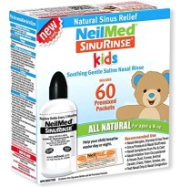 NeilMed Sinus Rinse Kids Kit- Σύστημα Ρινικών Πλύσεων για Παιδιά απο 2 ετών , 1τεμ & Φακελάκια Ρινικών Πλύσεων 60τεμ