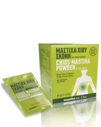 PharmaQ Chios Mastiha Powder Συμπλήρωμα Διατροφής Με 100% Φυσική Μαστίχα Χίου, 15 Φακελάκια