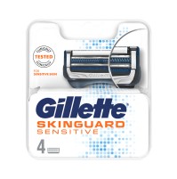Gillette Sensitive SkinGuard Ανταλλακτικά Ξυριστικής Μηχανής, 4 τεμάχια