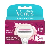 Gillette Woman Ανταλλακτικά Ξυραφάκια Venus Spa Breeze Sugarbrerry Blister 3 Tεμαχίων