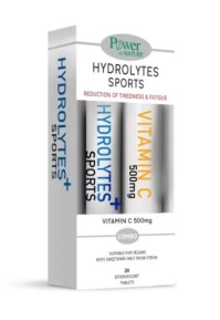 Power Health Hydrolytes Sports Συμπλήρωμα Διατροφής με Γεύση Λεμόνι 20eff & Δώρο Vitamin C 500mg 20eff