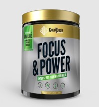 GoldTouch Nutrition Focus & Power Pre Workout Ενίσχυση Απόδοσης & Δύναμης, Λεμόνι 200gr