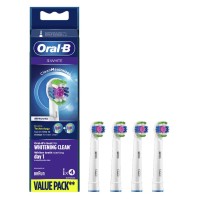 Oral B 3D White Clean Maximiser Ανταλλακτικές Κεφαλές για Ηλεκτρική Οδοντόβουρτσα, 4τεμ