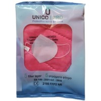 Unico Pro Μάσκα Προστασίας FFP2 ΚΟΡΑΛΙ (1 Τεμ)
