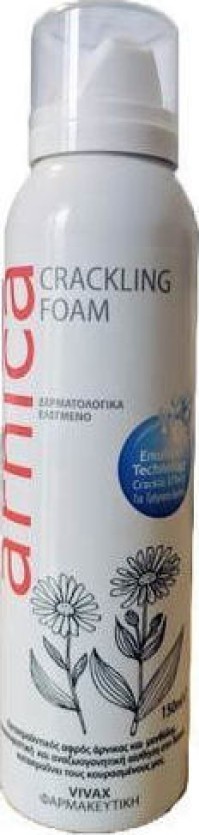 Vivax Arnica Crackling Foam Καταπραϋντικός Αφρός Άρνικας Και Μενθόλης 150ml