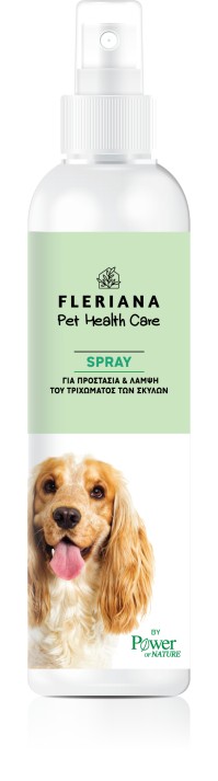 Fleriana Pet Health Care Spray για την Προστασία & Λάμψη του Τριχώματος Πράσινο Μήλο 250ml