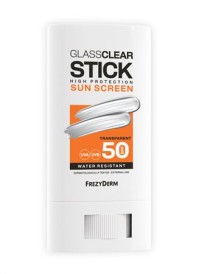 Frezyderm Glass Clear Stick Sun Screen SPF50 Διάφανο Αντηλιακό Stick 20ml