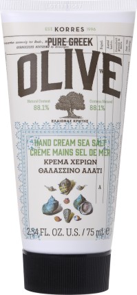 Korres Pure Greek Olive Κρέμα Χεριών με Θαλασσινό Αλάτι 75ml