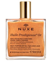 Nuxe Huile Prodigieuse Or Ιριδίζον Ξηρό Λάδι Ενυδάτωσης για Πρόσωπο, Σώμα & Μαλλιά, 50ml