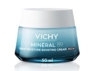 Vichy Mineral 89 100h Moisture Boosting Cream Rich Ενυδατική Κρέμα Προσώπου με Πλούσια Υφή, 50ml