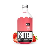 QNT Protein Shake Γυάλινο Μπουκάλι Strawberry 500 ml