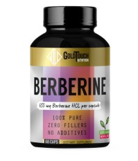 GoldTouch Berberine HCL 650mg για Μεταβολισμό & Ρύθμιση Σακχάρου 60caps