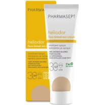 Pharmasept Heliodor Face Tinted Sun Cream Αντηλιακή Κρέμα Προσώπου με Χρώμα SPF30, 50ml