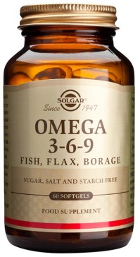Solgar Omega 3-6-9 Συμπλήρωμα Διατροφής, 60 Μαλακές Κάψουλες