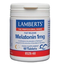 Lamberts Melatonin 1mg Συμπλήρωμα Διατροφής για τον Ύπνο με Μελατονίνη, 60 Ταμπλέτες