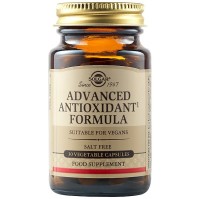 Solgar Advanced Antioxidant Formula Αντιοξειδωτική Φόρμουλα με Βιταμίνες & Μέταλλα για Τόνωση του Οργανισμού, 30veg.caps