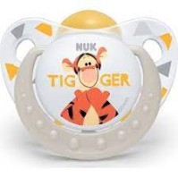 Nuk Trendline Disney Winnie the Pooh Πιπίλα Latex με Κρίκο 6-18m+ 1 Τεμάχιο [10.733.145]